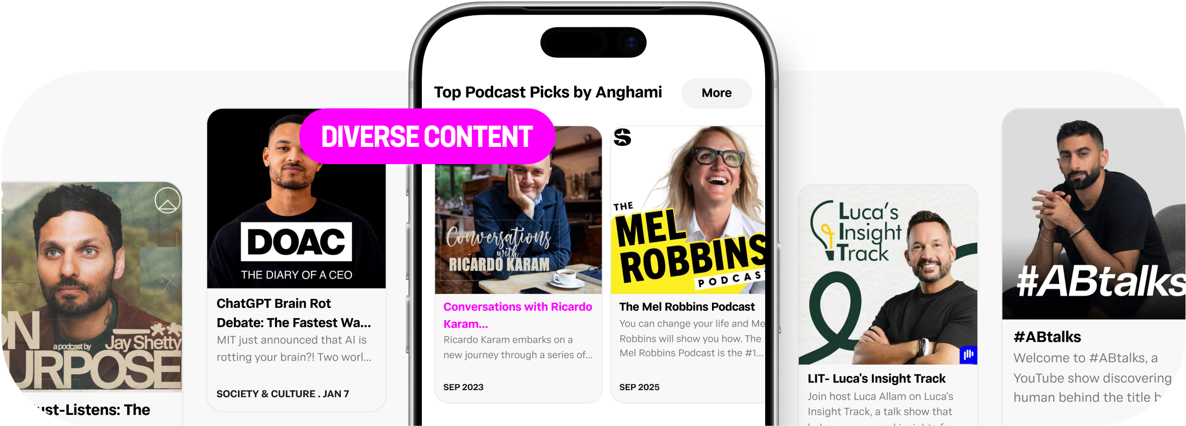 PODCASTS FOR EVERY MOMENT